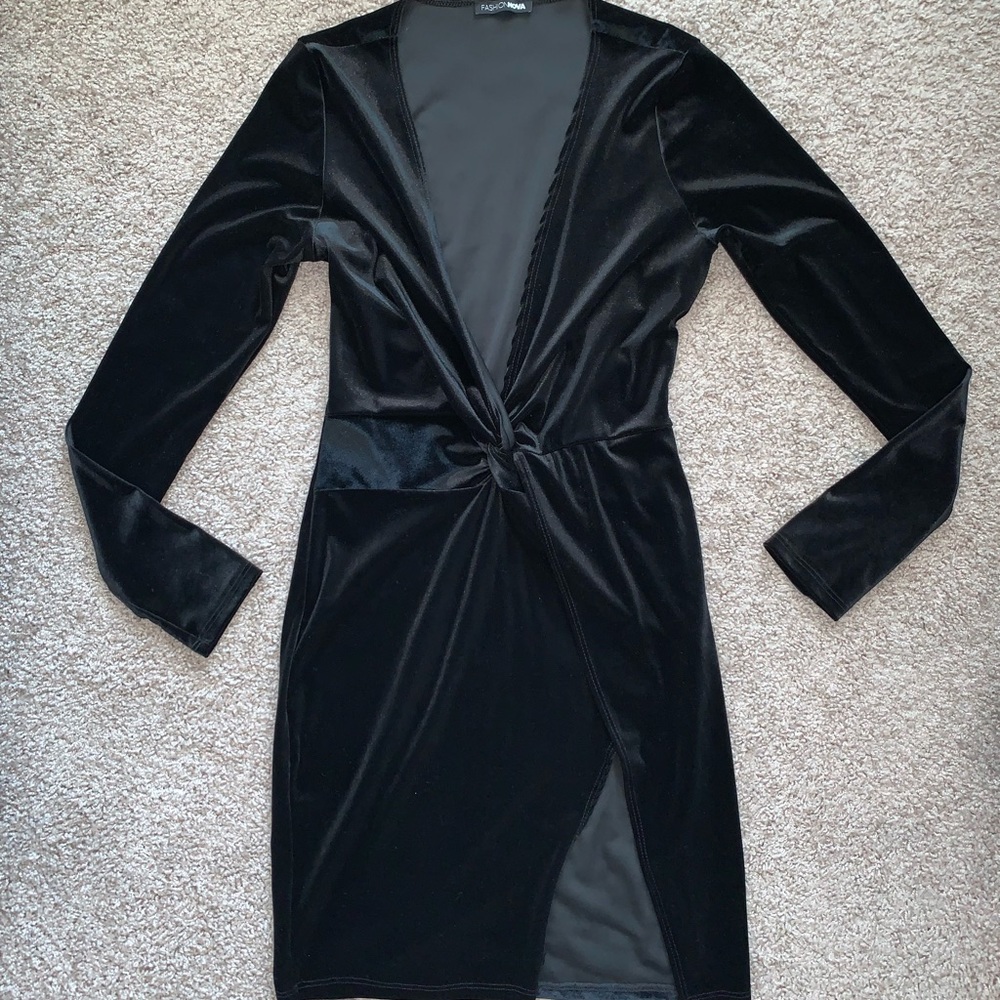 “Sugar Coat” velvet dress